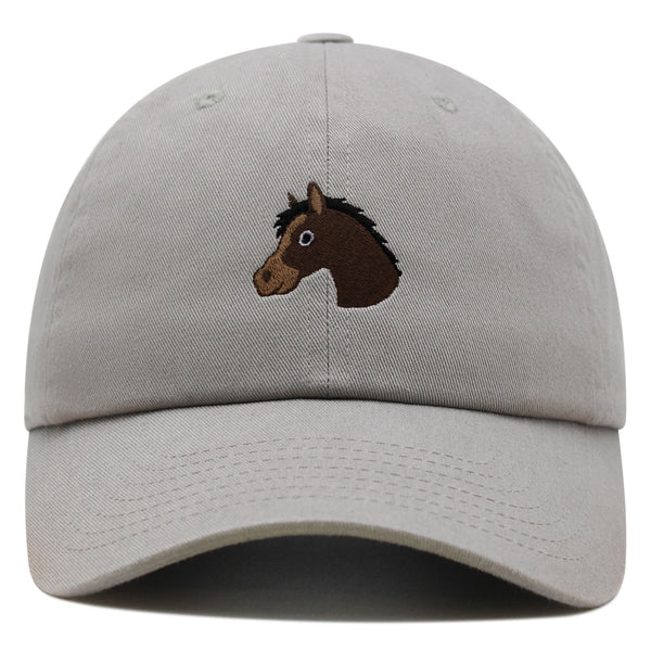 Horse Head Premium Dad Hat Embroidered Baseball Cap Cowboy Zoo