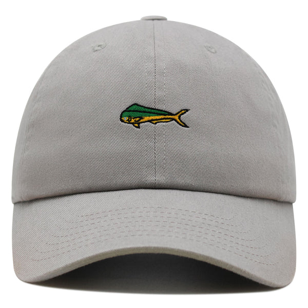 Mahi-Mahi Fish Premium Dad Hat Embroidered Baseball Cap Fishing Ocean