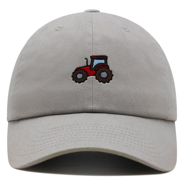 Tractor Premium Dad Hat Embroidered Baseball Cap Construction Farm