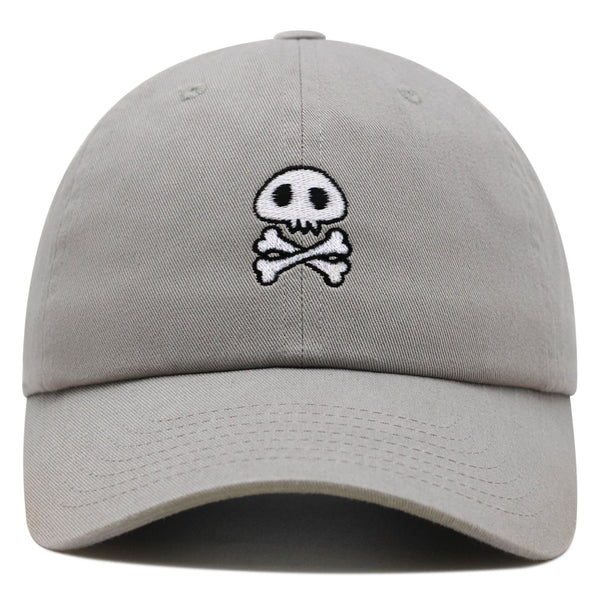 Skull Premium Dad Hat Embroidered Baseball Cap Cute Skull