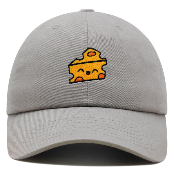 Cheese Premium Dad Hat Embroidered Baseball Cap Foodie Cheesy Wine