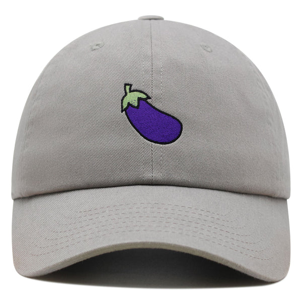 Eggplant Premium Dad Hat Embroidered Baseball Cap Foodie Vegetable