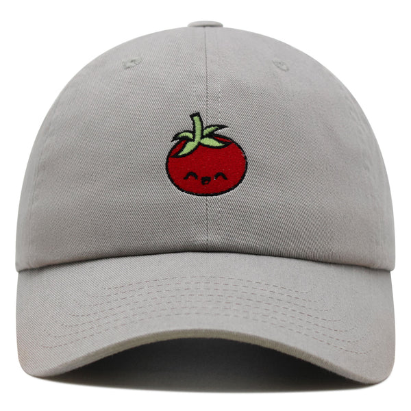 Tomato Premium Dad Hat Embroidered Baseball Cap Vegetable Vegan