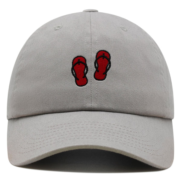 Flip-flops Premium Dad Hat Embroidered Baseball Cap Shoes Beach