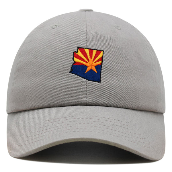 Arizona Flag Premium Dad Hat Embroidered Baseball Cap Arizona Tucson Pheonix