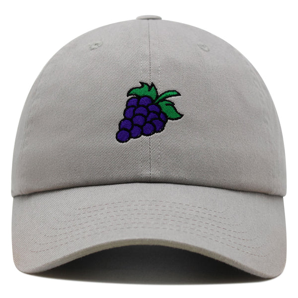 Grape Premium Dad Hat Embroidered Baseball Cap Farm Farmers Vegan