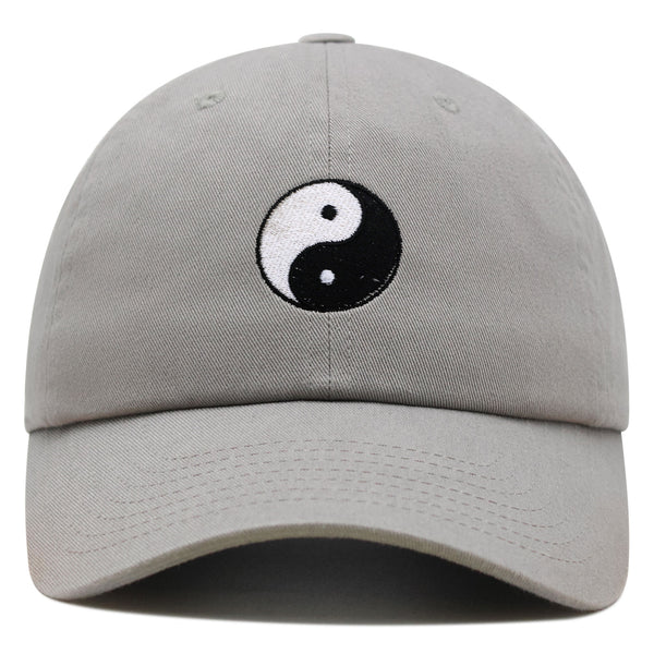 Ying Yang Premium Dad Hat Embroidered Baseball Cap Asian Meditation