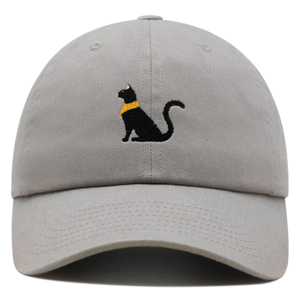 Black Egyptian Cat Premium Dad Hat Embroidered Baseball Cap Kitty