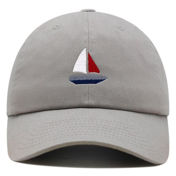 Cute Boat Premium Dad Hat Embroidered Baseball Cap Sailor Ocean