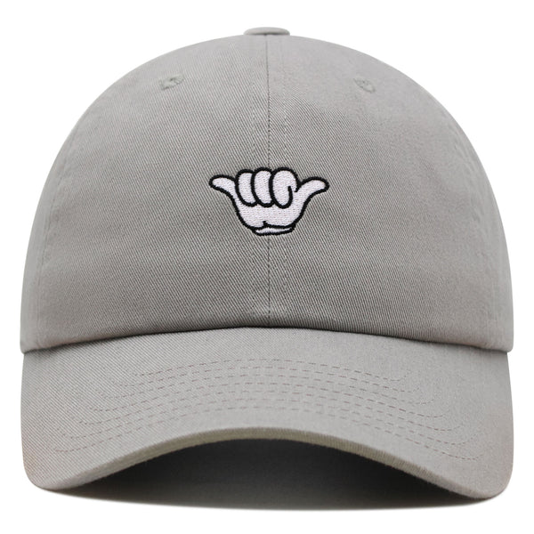 Shaka Cartoon Premium Dad Hat Embroidered Baseball Cap Surfing San Diego