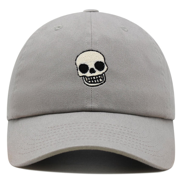 Skull Premium Dad Hat Embroidered Baseball Cap Girly Halloween