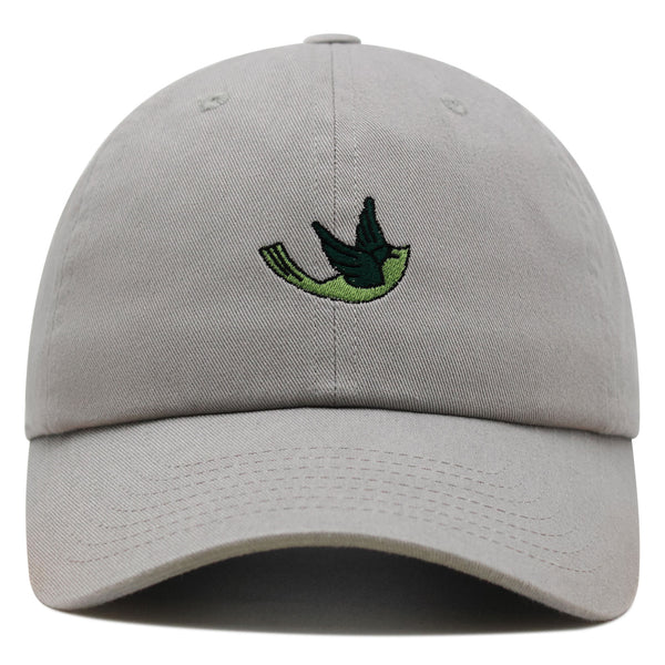 Green Bird Premium Dad Hat Embroidered Baseball Cap Nature Animal