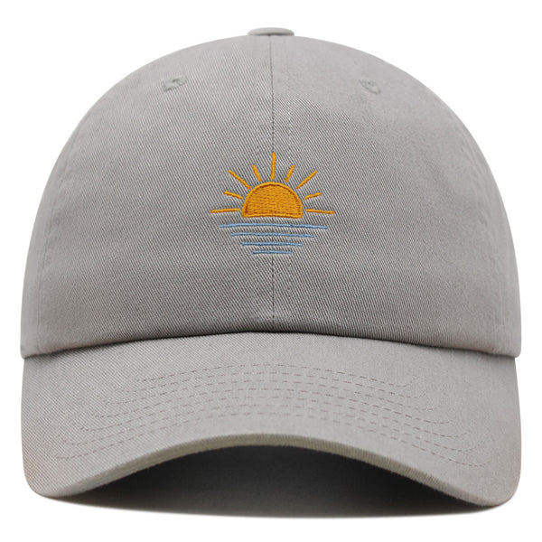 Sun Premium Dad Hat Embroidered Baseball Cap Sunset Sunrise