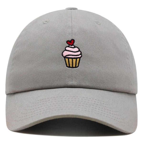 Pink Muffin Premium Dad Hat Embroidered Baseball Cap Cupcakes Snack