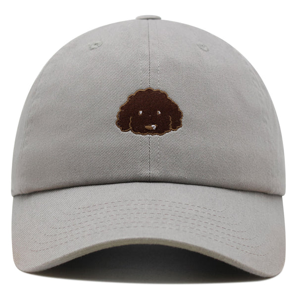 Brown Poodle Premium Dad Hat Embroidered Baseball Cap Dog Puppy