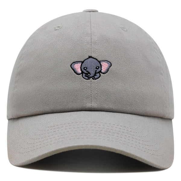 Elephant Premium Dad Hat Embroidered Baseball Cap Wild Cute