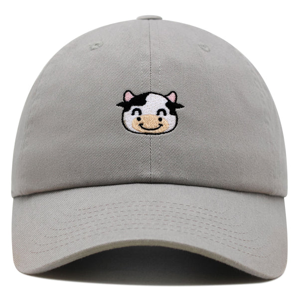 Cow Premium Dad Hat Embroidered Baseball Cap Milk Animal