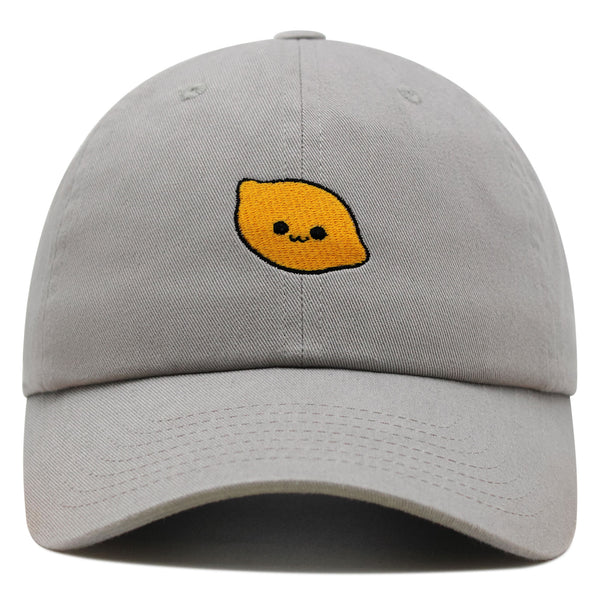 Lemon Premium Dad Hat Embroidered Baseball Cap Citrus Lime