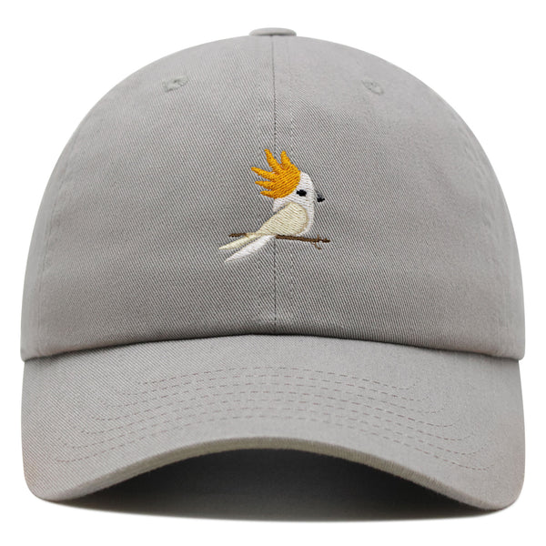 Cockatoo Premium Dad Hat Embroidered Baseball Cap Parrot Bird