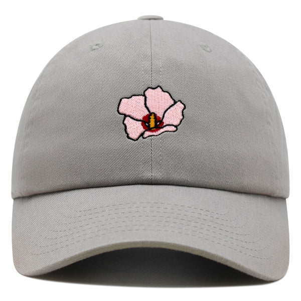 Rose of Sharon Premium Dad Hat Embroidered Baseball Cap Hibiscus Hawaii