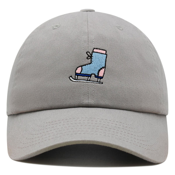 Ice Skating Premium Dad Hat Embroidered Baseball Cap Skate Winter