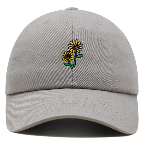 Sunflowers Premium Dad Hat Embroidered Baseball Cap Flower Floral