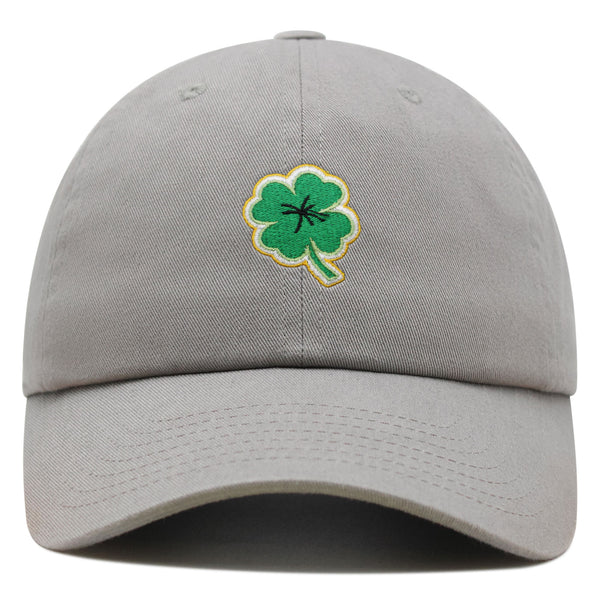 Clover Premium Dad Hat Embroidered Baseball Cap Lucky Plant