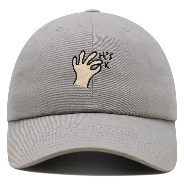 Hand Sign Premium Dad Hat Embroidered Baseball Cap OK