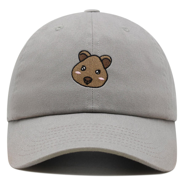 Quokka Face  Premium Dad Hat Embroidered Baseball Cap Cute Animal