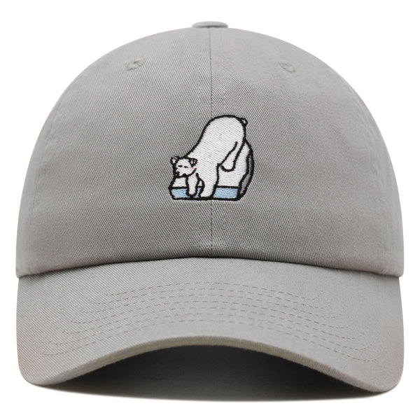 Polar Bear Premium Dad Hat Embroidered Baseball Cap Coke Soda