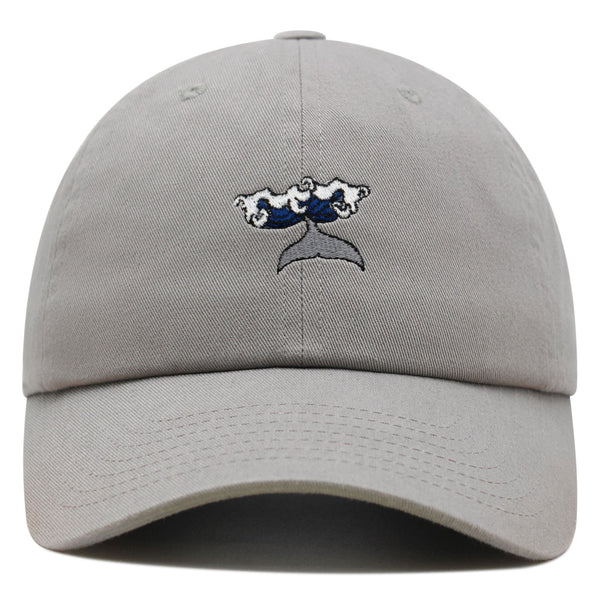 Whale Premium Dad Hat Embroidered Baseball Cap Wave Ocean