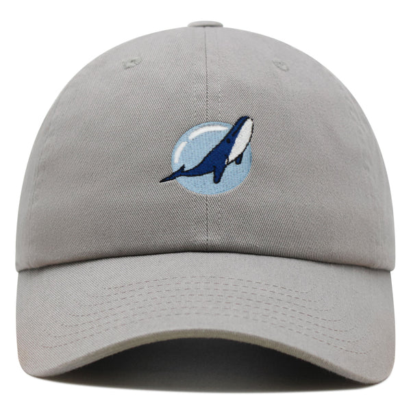 Whale Premium Dad Hat Embroidered Baseball Cap Fishing Nature