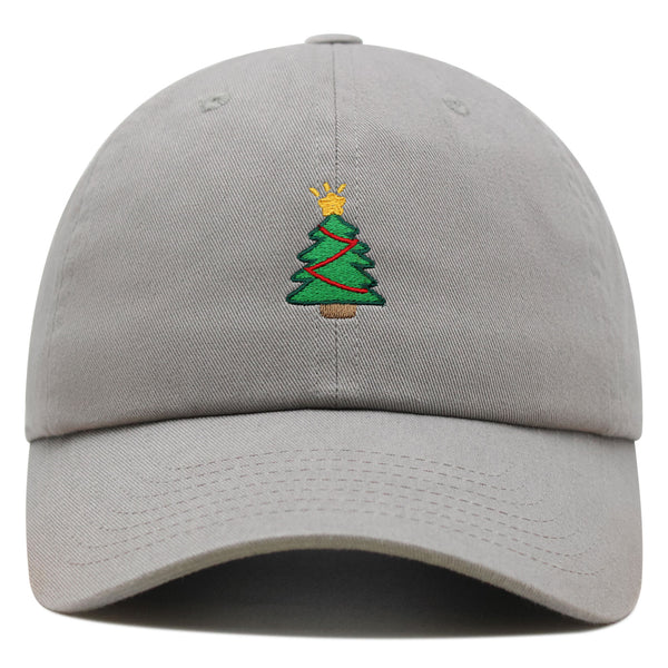 Christmas Tree Premium Dad Hat Embroidered Baseball Cap Holiday Santa