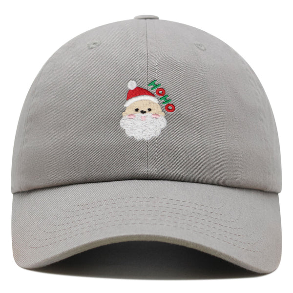 Santa Claus Face Premium Dad Hat Embroidered Baseball Cap Christmas Gift