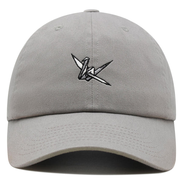 Origami Crane Premium Dad Hat Embroidered Baseball Cap Paper Swan