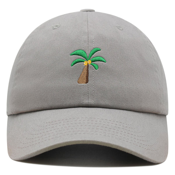 Palm Tree Premium Dad Hat Embroidered Baseball Cap Coconut