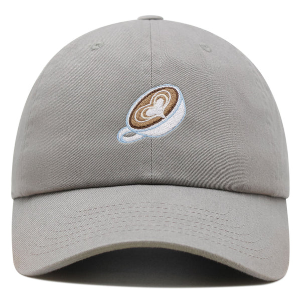 Latte Premium Dad Hat Embroidered Baseball Cap Coffee Cafe