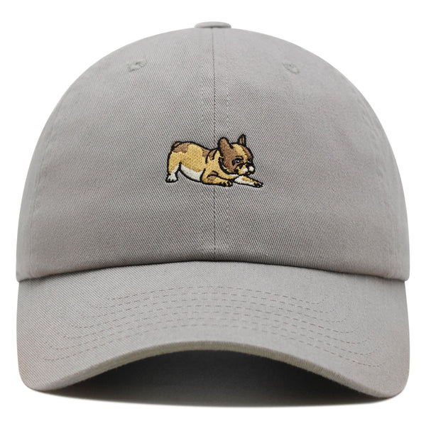 French Bulldog Premium Dad Hat Embroidered Baseball Cap Dog Puppy