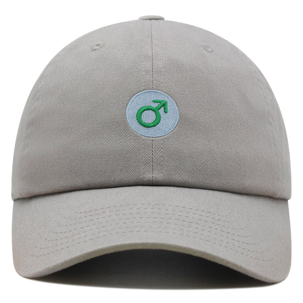 Male Gender Sign Premium Dad Hat Embroidered Baseball Cap Symbol