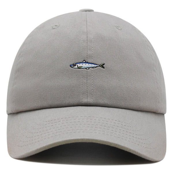 Sardines Premium Dad Hat Embroidered Baseball Cap Bait Fishing