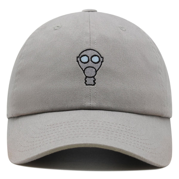 Gas Mask Premium Dad Hat Embroidered Baseball Cap Military