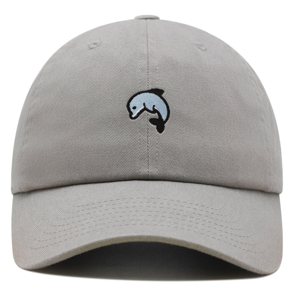 Dolphin Premium Dad Hat Embroidered Baseball Cap Ocean Cute