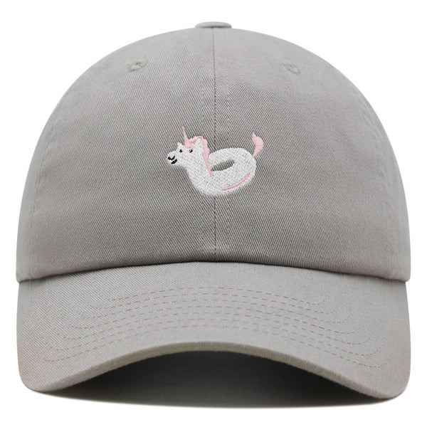 Unicorn Floaty Premium Dad Hat Embroidered Baseball Cap Swim