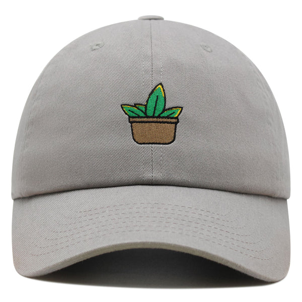 Aloe Plant Premium Dad Hat Embroidered Baseball Cap Pot