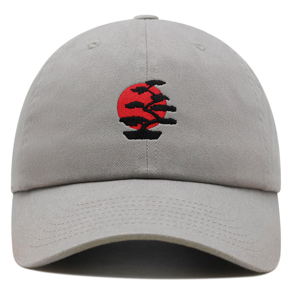 Bonsai Tree Premium Dad Hat Embroidered Baseball Cap Japanese