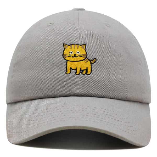 Cat Premium Dad Hat Embroidered Baseball Cap Cute