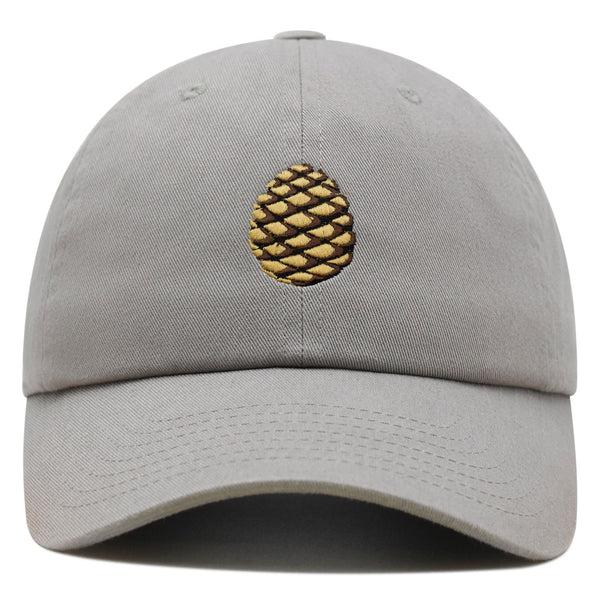 Pinecone Premium Dad Hat Embroidered Baseball Cap Pine Tree