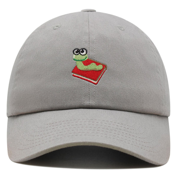 Bookworm Premium Dad Hat Embroidered Baseball Cap Bug Funny