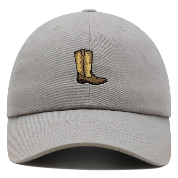 Cowboy Boot Premium Dad Hat Embroidered Baseball Cap Boots