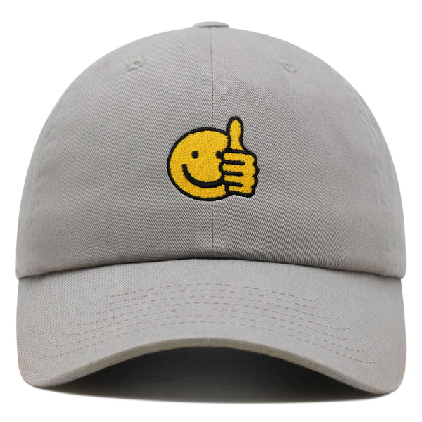 Like Thumbs Up Emoji Premium Dad Hat Embroidered Baseball Cap Funny